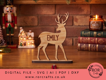 Reindeer Ornament - Digital File
