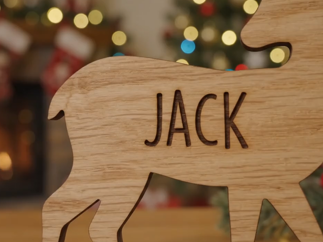 Custom Reindeer Ornament