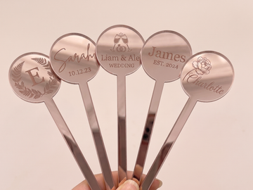 Cocktail Drink Stirrers (Rosegold)