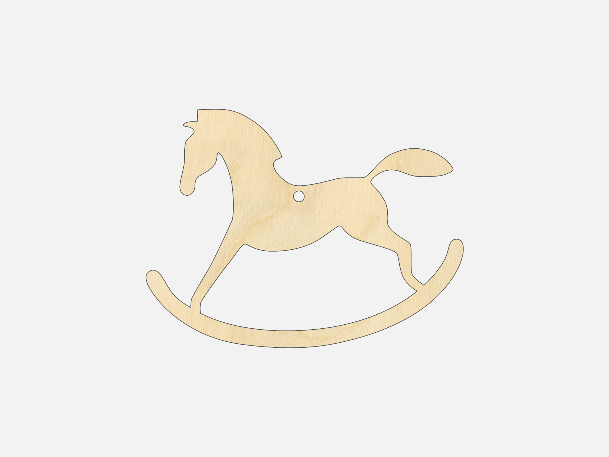 Rocking Horse - Craft Shape