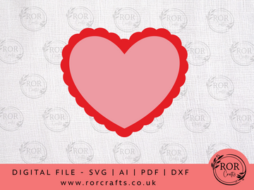 Scallop Heart - Digital File