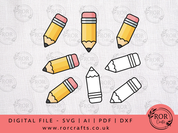 School Pencil - Digital File