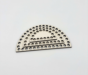 Half Circle Crochet Bases (Multiple Sizes)
