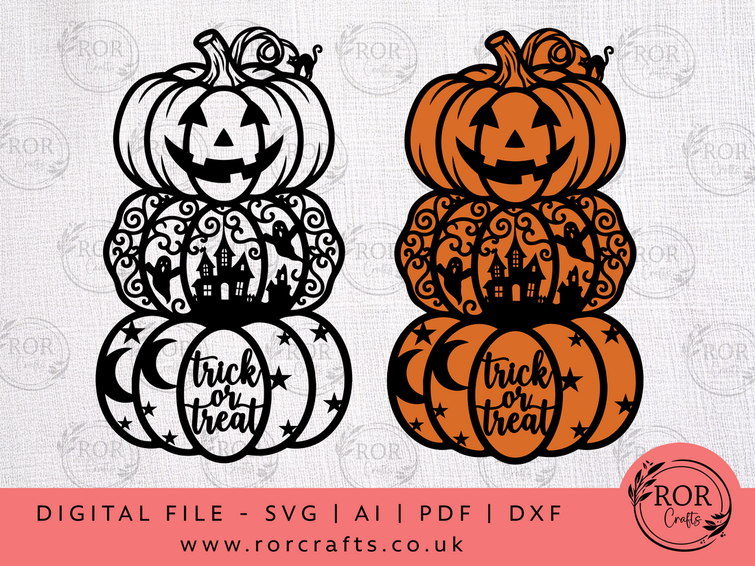 Trick or Treat Pumpkin - Digital File