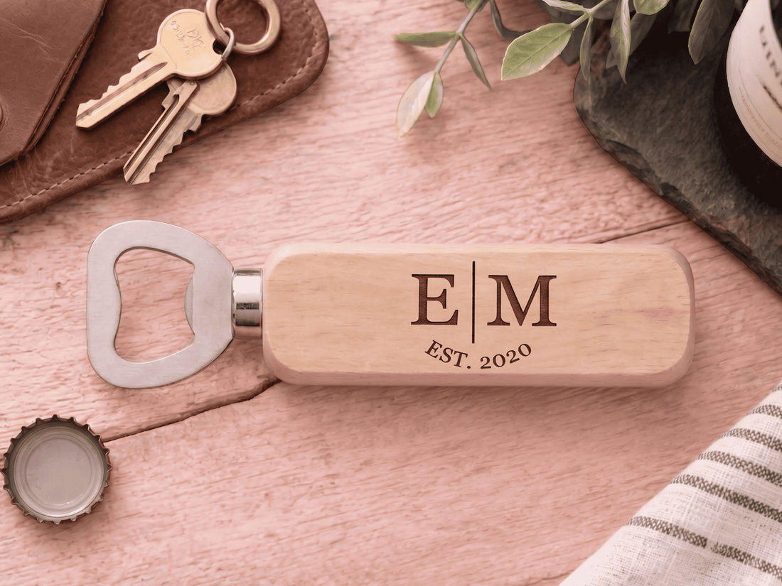 5th Anniversary Gift: Wooden Bottle Opener – Timeless Keepsake