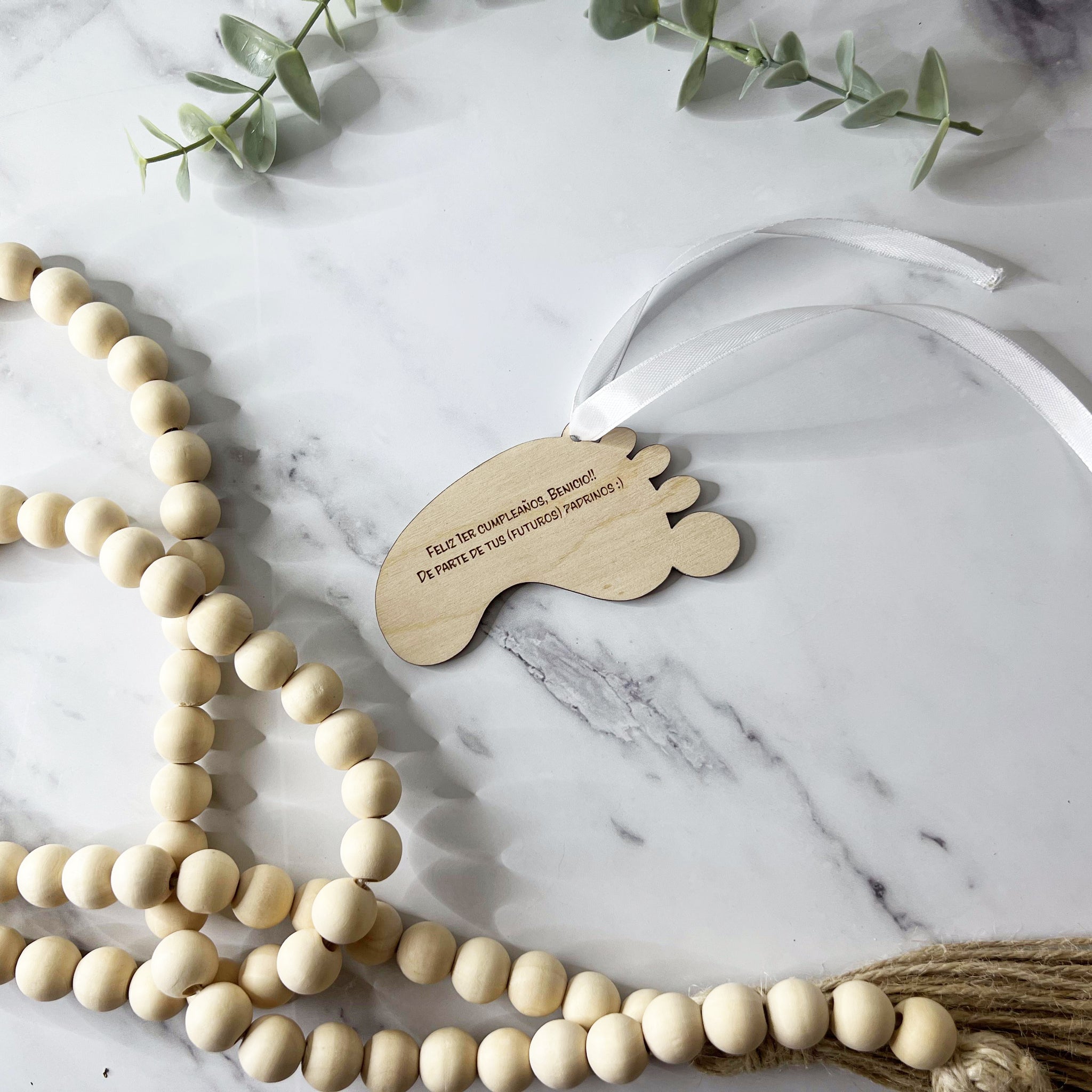 Baby Foot Gift Tag