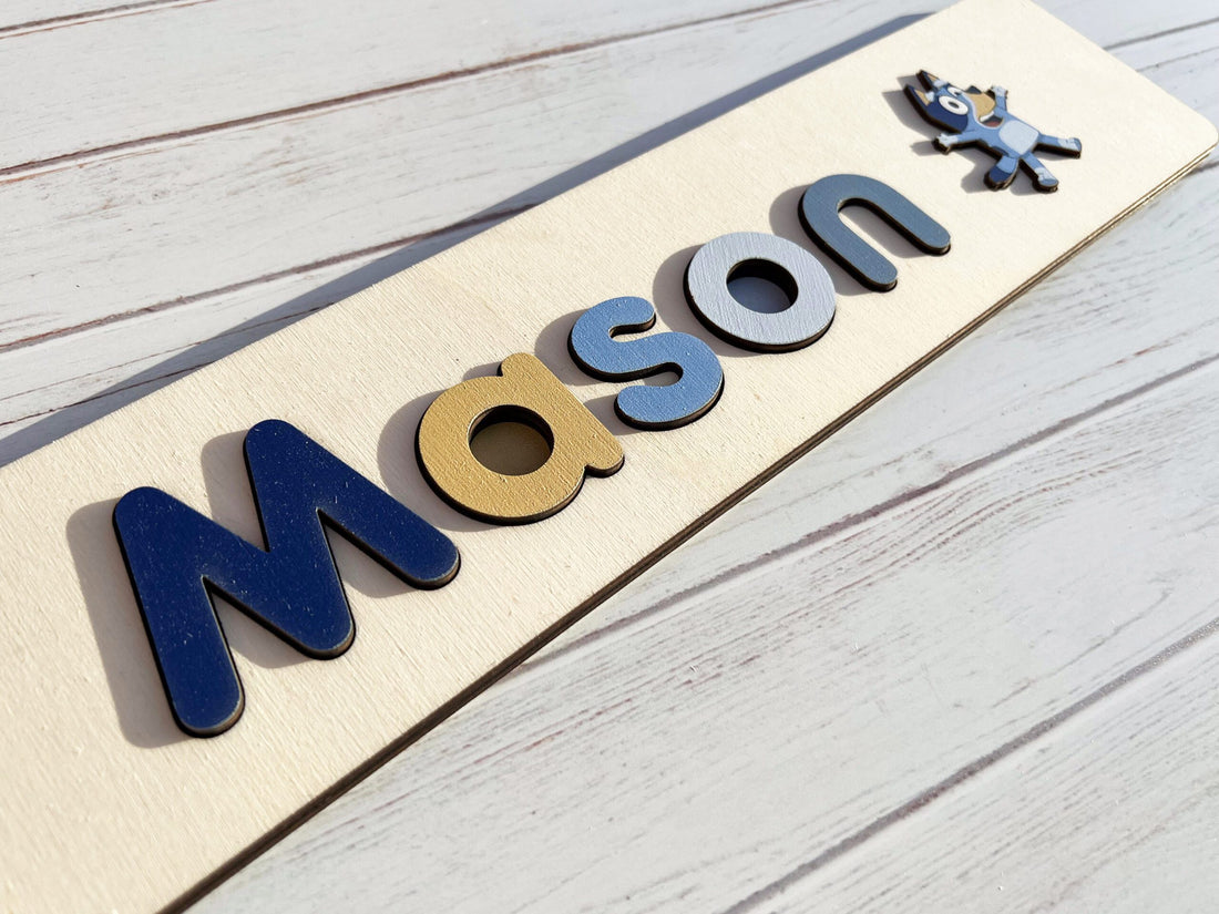 Bluey - Personalised Name Puzzle