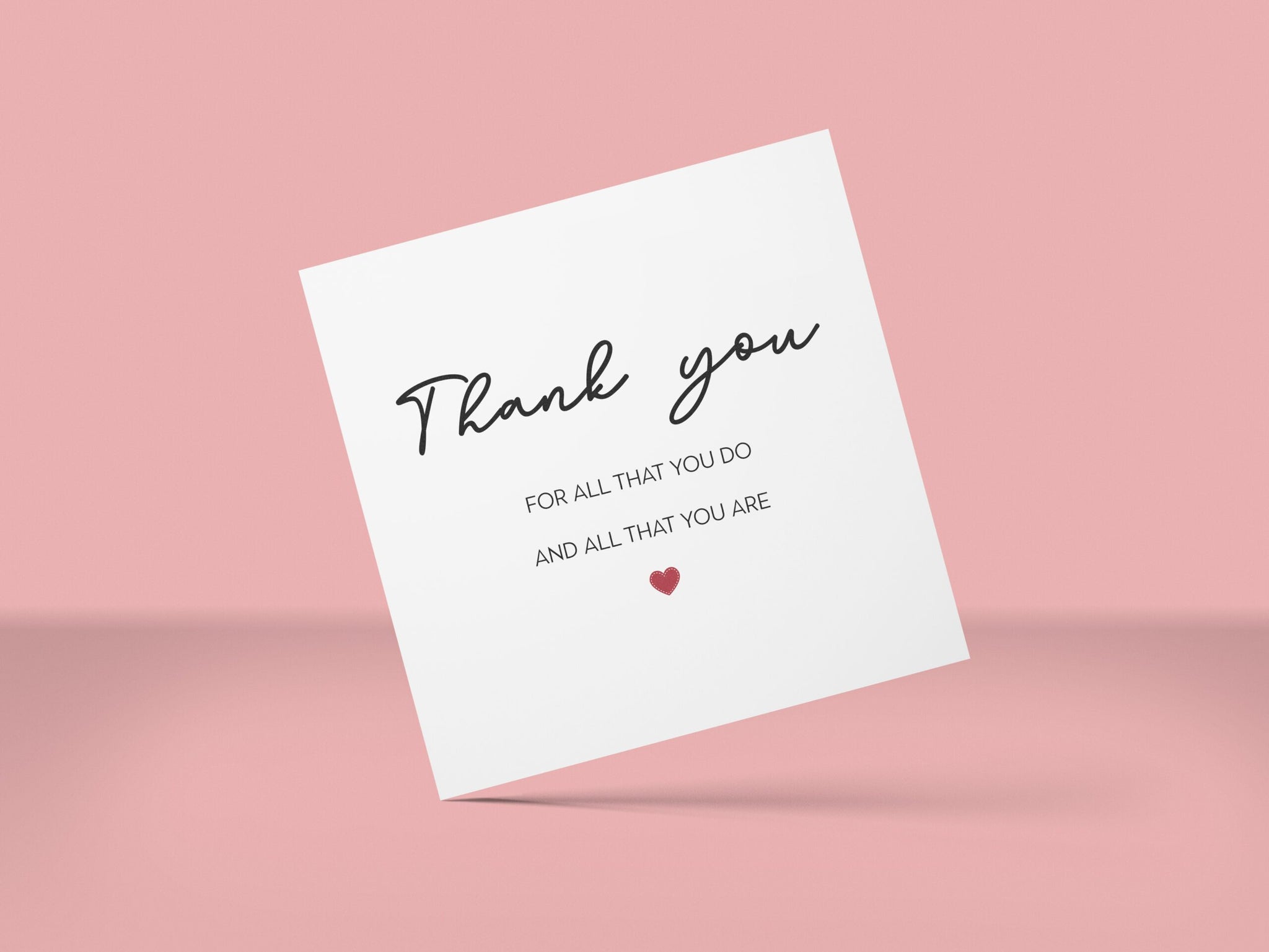 For All That You Do Card