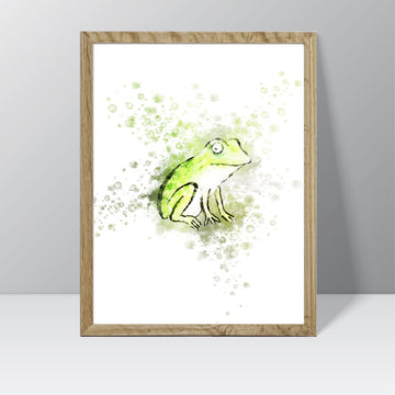 The Gruffalo (Frog) - Watercolour Splash Print