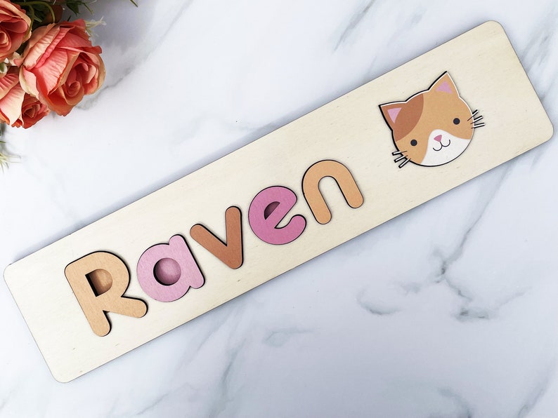 Cat - Personalised Name Puzzle