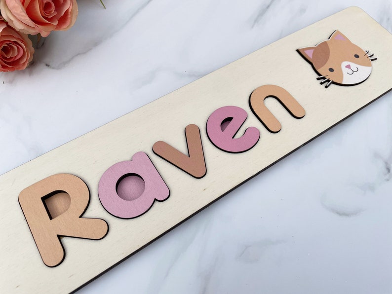 Cat - Personalised Name Puzzle