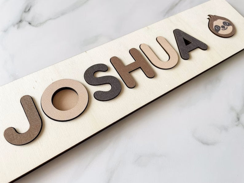 Sloth - Personalised Name Puzzle