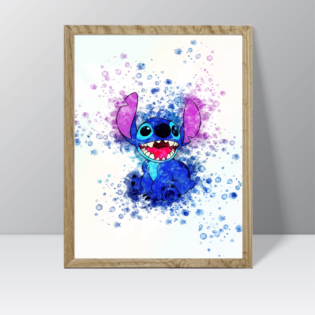 Lilo & Stitch (Lilo) - Watercolour Splash Print